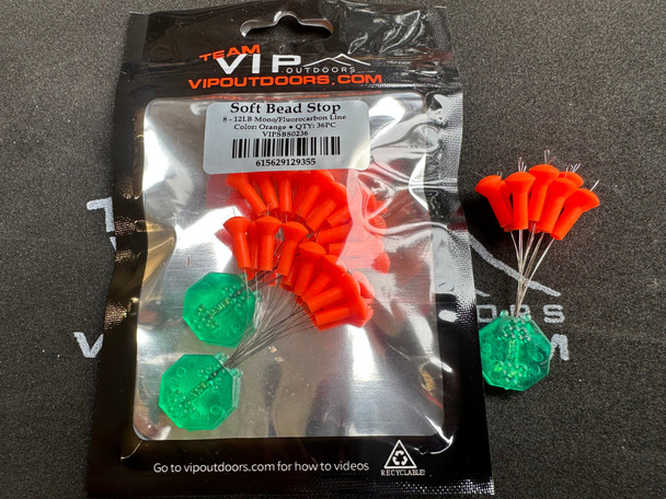 VIP Outdoors Soft Bead Stop - 36 Pack