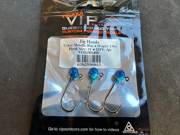 VIP Outdoors Jig Heads 3PK