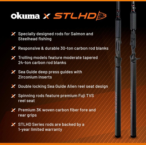Okuma STLHD Gear Series Rods - Limited Edition