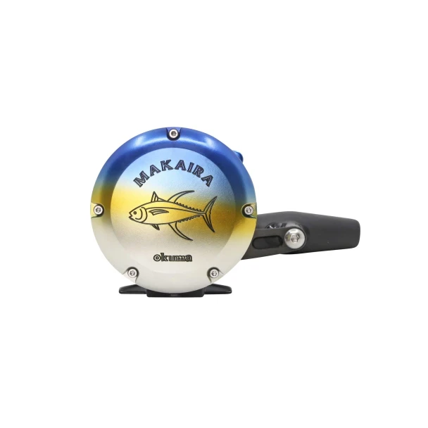 Okuma Makaira Special Edition 2-Speed Lever Drag Reels - Yellowfin Tuna Finish