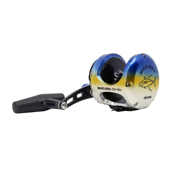 Okuma Makaira Special Edition 2-Speed Lever Drag Reels - Yellowfin Tuna Finish