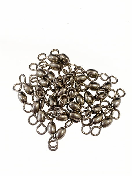 Fish-Field Power Crane Swivels - Silver Nickel