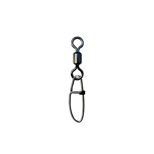 Fish-Field Power Rolling Swivels with Crosslock Snap - Black Nickel