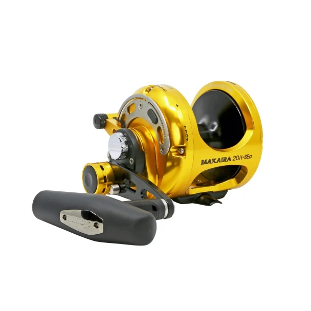 Okuma Makaira Special Edition Gold 2-Speed Lever Drag Reels