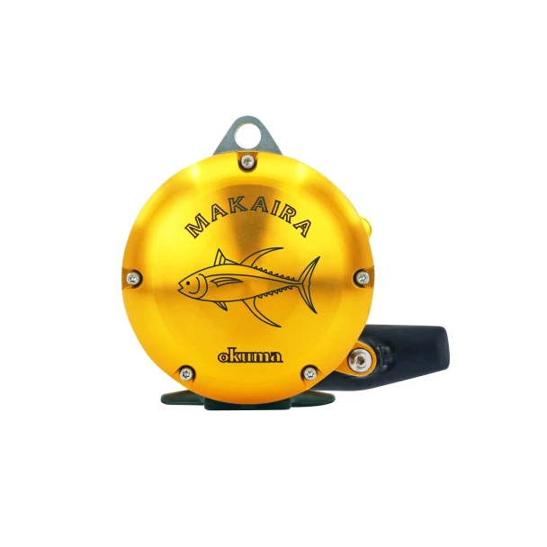 Okuma Makaira Special Edition Gold 2-Speed Lever Drag Reels