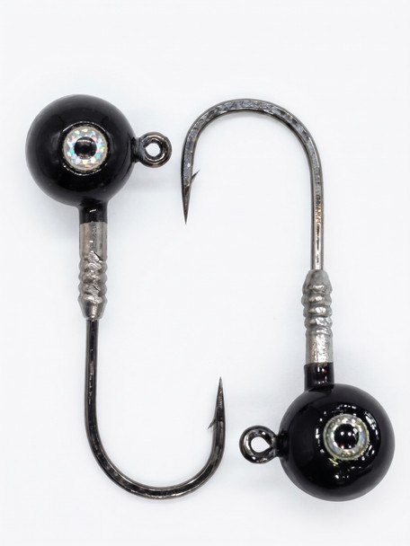 VIP Outdoors Round Jig Heads with Eyes 3-Pack - New For 2026
