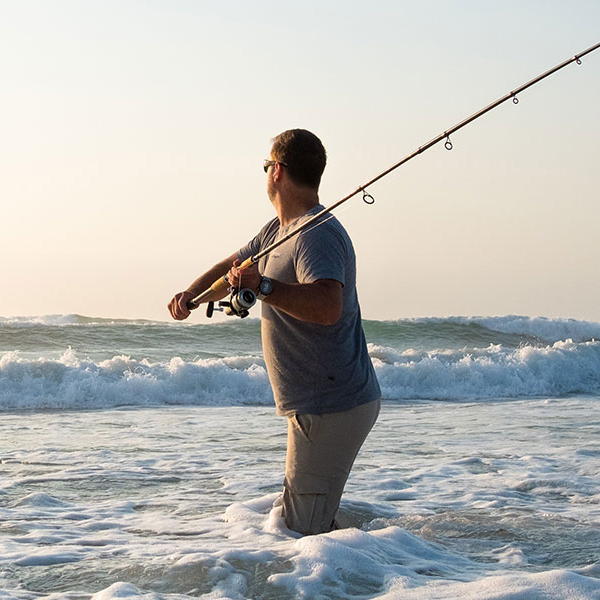 Surf fishing