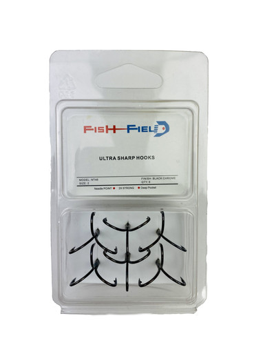 Fish-Field NT46 Premium #2 Treble Hooks - #3.5 Spinners