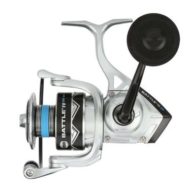 penn battle iii walleye spinning reel Inshore Fishing Reel, HT-100 Front Drag, max of 9lb equipped and incredibly resilient fourth generation of Penn Battle IV DX Spinning Reels Penn BTLIII6000DX Battle III DX
