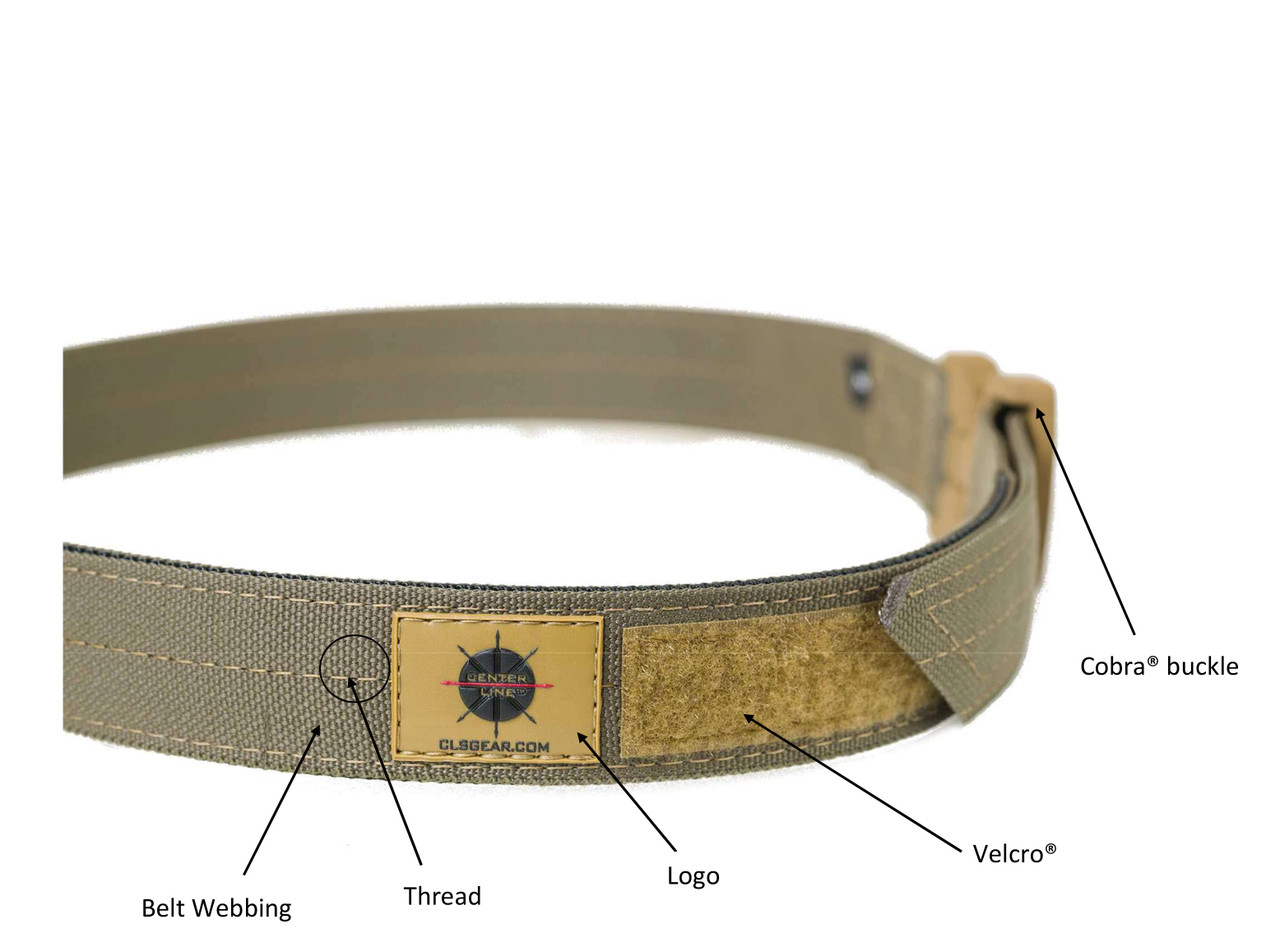 Edc Belt Fixed Buckles Nylon Waist Belt Keepers Snaps - Temu