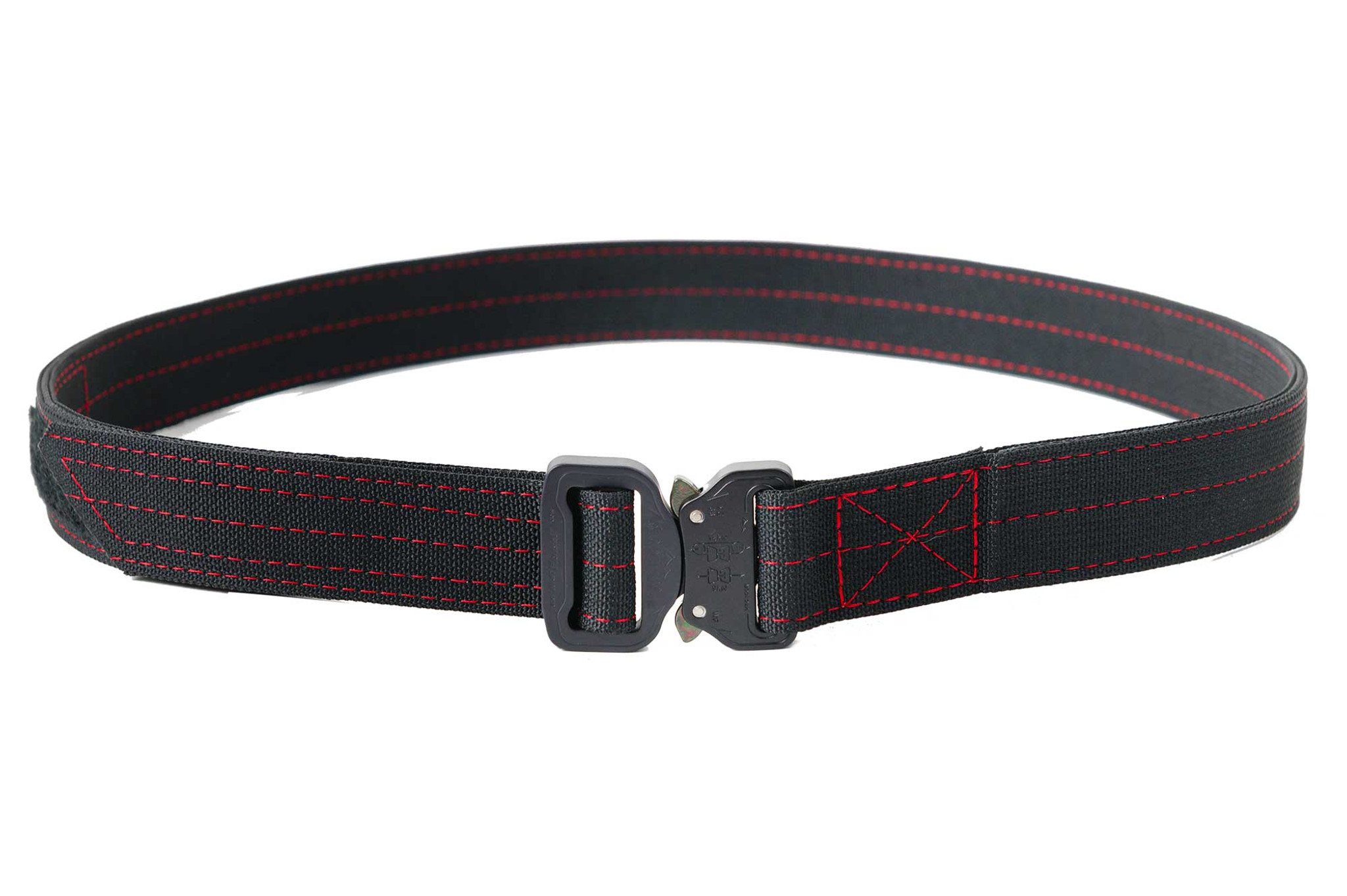 cobra buckle leather belt
