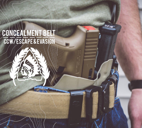 The Concealment Belt for Black Scout Survival