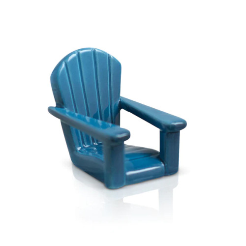 Nora Fleming Chillin Chair Blue Mini