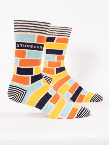 Stubborn Men Crew Socks