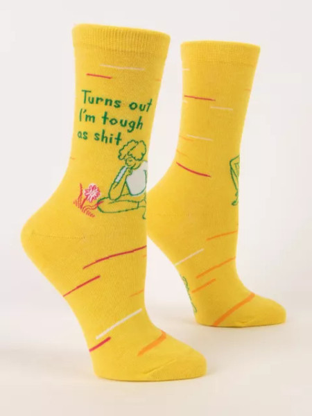 Tough As Shit Women's Crew Socks