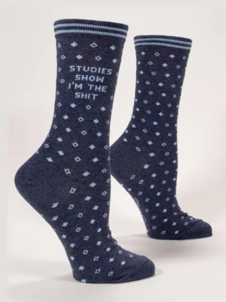 Studies Show Women's Crew Socks