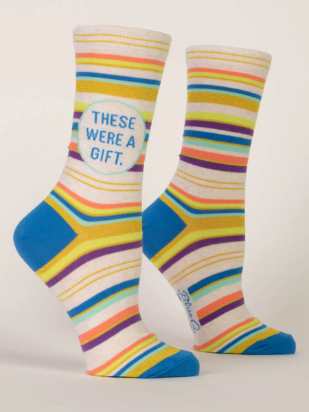 These Were A Gift Women's Crew Socks 