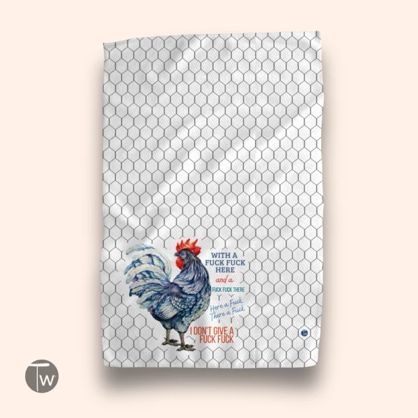 Rooster Tea Towel 