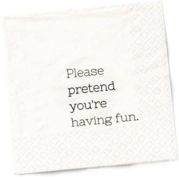 Pretend Cocktail Napkins 