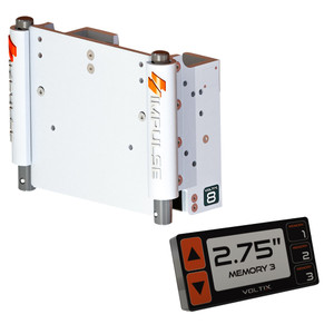 IMPULSE 8" Set Back Electric Jack Plate w/Smart Control - White Cerakote IMPULSE 8" Set Back Electric Jack Plate w/Smart Control - White Cerakote