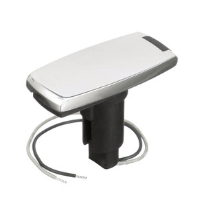 Attwood 910V Series Rectangle Base 2-Pin Over Mold 306 Stainless Steel Black Cover Attwood 910V Series Rectangle Base 2-Pin Over Mold 306 Stainless Steel Black Cover
