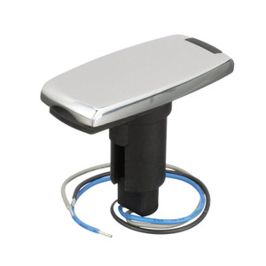 Attwood 910V Series Rectangle Base 3-Pin Over Mold 306 Stainless Steel Black Cover Attwood 910V Series Rectangle Base 3-Pin Over Mold 306 Stainless Steel Black Cover