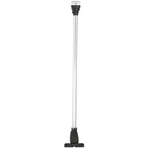 Attwood LightArmor All-Round 12in Aluminum Pole Black Composite Base Attwood LightArmor All-Round 12in Aluminum Pole Black Composite Base