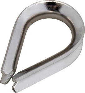 Sea-Dog Heavy-Duty Thimble - Stamped 304 Stainless Steel Sea-Dog Heavy-Duty Thimble - Stamped 304 Stainless Steel