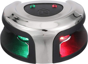 Attwood LightArmor Deck Mount LED Navigation Light 2NM Stainless Steel Bi-Color Attwood LightArmor Deck Mount LED Navigation Light 2NM Stainless Steel Bi-Color