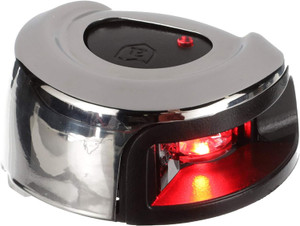 Attwood LightArmor Deck Mount LED Navigation Light 2NM Stainless Steel Red Attwood LightArmor Deck Mount LED Navigation Light 2NM Stainless Steel Red