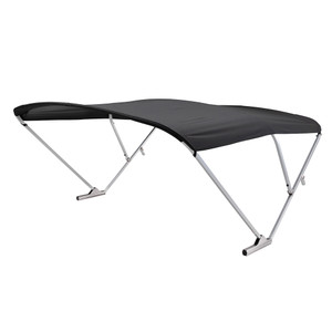 SureShade Power Bimini - Clear Anodized Frame - Black Fabric SureShade Power Bimini - Clear Anodized Frame - Black Fabric