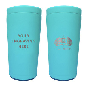 Toadfish Custom Engraved Non-Tipping Can Cooler 2.0 - Teal (MINIMUM ORDER QUANTITY OF 25) Toadfish Custom Engraved Non-Tipping Can Cooler 2.0 - Teal (MINIMUM ORDER QUANTITY OF 25)