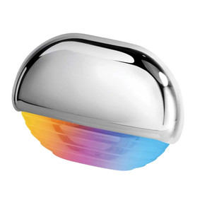 Hella Marine Apelo RGB Step Lamp - Chrome Cap Hella Marine Apelo RGB Step Lamp - Chrome Cap