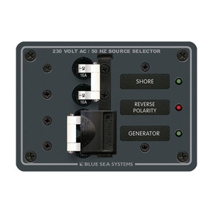 Blue Sea 8132 AC Toggle Source Selector (230V) - 2 Sources Blue Sea 8132 AC Toggle Source Selector (230V) - 2 Sources