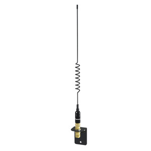 Shakespeare VHF 15in 5216 SS Black Whip Antenna - Bracket Included Shakespeare VHF 15in 5216 SS Black Whip Antenna - Bracket Included
