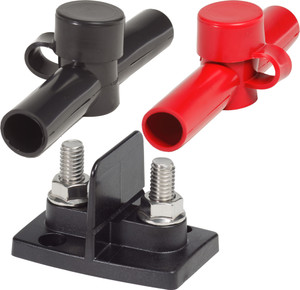 Blue Sea PowerPost Dual 2 x 3/8in Studs w/Insulators Blue Sea PowerPost Dual 2 x 3/8in Studs w/Insulators