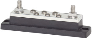 Blue Sea MaxiBus 250A BusBar Two 5/16in-18 Studs and Six #10-24 Screws Blue Sea MaxiBus 250A BusBar Two 5/16in-18 Studs and Six #10-24 Screws