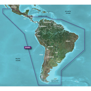 Garmin BlueChart® g3 HD - HXSA600X - South America - microSD™/SD™ Garmin BlueChart® g3 HD - HXSA600X - South America - microSD™/SD™