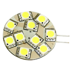 Lunasea G4 12 LED Side Pin Light Bulb - 12VAC or 10-30VDC 2W/140 Lumens - Warm White Lunasea G4 12 LED Side Pin Light Bulb - 12VAC or 10-30VDC 2W/140 Lumens - Warm White