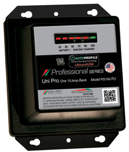 Dual Pro PS1AUTO Battery Charger, Auto Profile 1 Bank 15 Amps Dual Pro PS1AUTO Battery Charger, Auto Profile 1 Bank 15 Amps