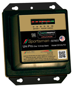 Dual Pro SS1AUTO Battery Charger, Auto Profile 1 Bank 10 Amps Dual Pro SS1AUTO Battery Charger, Auto Profile 1 Bank 10 Amps