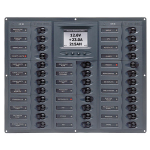 BEP Millennium Series DC Circuit Breaker Panel w/Digital Meters, 32SP DC12V BEP Millennium Series DC Circuit Breaker Panel w/Digital Meters, 32SP DC12V