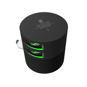 Lopolight Series 301-108 - Double Stacked Navigation Light - 3NM - Horizontal Mount - Green - Black Housing Lopolight Series 301-108 - Double Stacked Navigation Light - 3NM - Horizontal Mount - Green - Black Housing