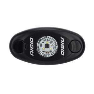 RIGID Industries A-Series Black High Power LED Light Single - Cool White RIGID Industries A-Series Black High Power LED Light Single - Cool White
