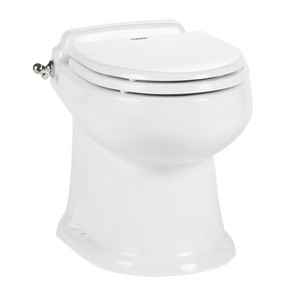 Dometic MasterFlush 8740 White Electric Macerating Toilet - Raw/Fresh Water Dometic MasterFlush 8740 White Electric Macerating Toilet - Raw/Fresh Water