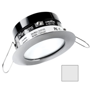 i2Systems Apeiron PRO A503 - 3W Spring Mount Light - Round - Cool White - Brushed Nickel Finish i2Systems Apeiron PRO A503 - 3W Spring Mount Light - Round - Cool White - Brushed Nickel Finish