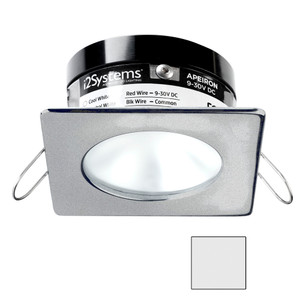 i2Systems Apeiron PRO A503 - 3W Spring Mount Light - Square/Round - Cool White - Brushed Nickel Finish i2Systems Apeiron PRO A503 - 3W Spring Mount Light - Square/Round - Cool White - Brushed Nickel Finish