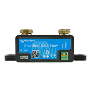 Victron SmartShunt 500AMP/50MV Bluetooth Smart Battery Shunt Victron SmartShunt 500AMP/50MV Bluetooth Smart Battery Shunt