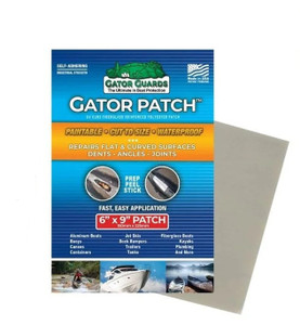Gator Guard Gator Patch 6in x 9in UV Cured Fiberglass Reinforced Repair Patch Gator Guard Gator Patch 6in x 9in UV Cured Fiberglass Reinforced Repair Patch