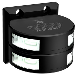 Lopolight Series 301-011 - Double Stacked Masthead Light - 5NM - Vertical Mount - White - Black Housing Lopolight Series 301-011 - Double Stacked Masthead Light - 5NM - Vertical Mount - White - Black Housing